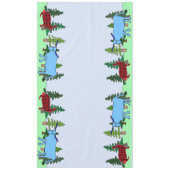 Pawl Bunnyan en Babe tablecloth Tafelkleed (Voorkant)