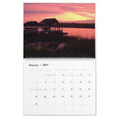 Pawleys Island Grand Mur Calendrier Conception 8 (Feb 2027)