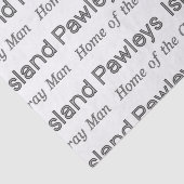 Pawleys Island Gray Man Tissuepapier (Detail)