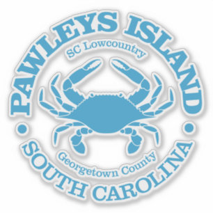 Pawleys Island (krab) Sticker