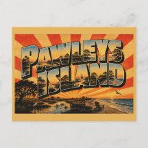 Pawleys Island SC Oceaan Zoutmoeras Bos Kunst