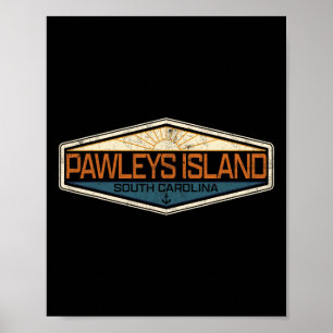 Pawleys Island, South Carolina, een eiland in nood Poster