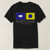 Pawleys Island South Carolina Nautical Flag Graphi T-shirt (Design voorkant)