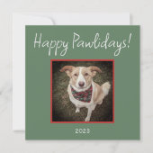 Pawlidays Pet Plat Carte de vacances minimaliste (Devant)