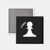 Pawn Chess Piece Magneet (Voorkant / Achterkant)