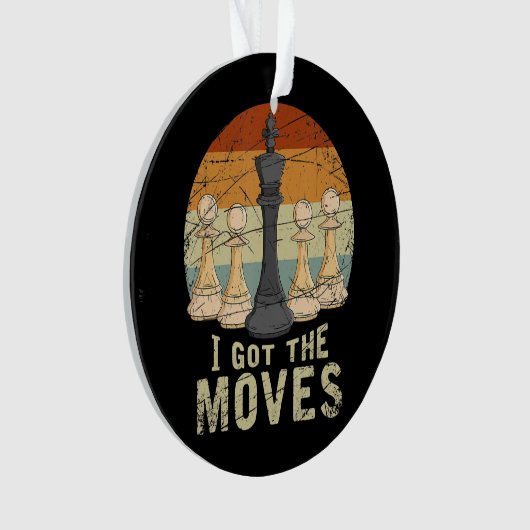 Pawn King Chess Figuur Chessmen Gift Chess Ornament (voorkant)