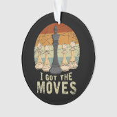 Pawn King Chess Figuur Chessmen Gift Chess Ornament (voorkant)