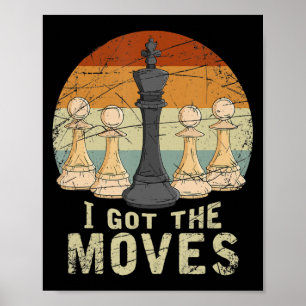 Pawn King Chess Figuur Chessmen Gift Chess Poster