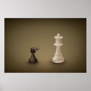 Pawn take Queen Poster
