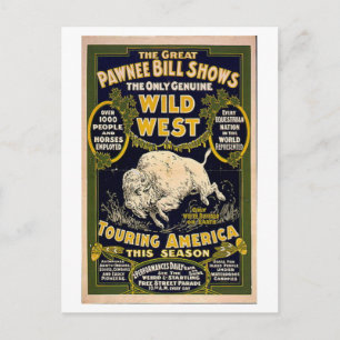 Pawnee Bill Shows Wild West Briefkaart
