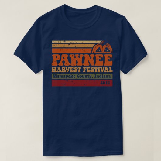 Pawnee Harvest Festival T-shirt (Design voorkant)