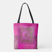PAWNEE MORNING STAR, Roze FuchsiaTote Bag Draagtas (Achterkant)