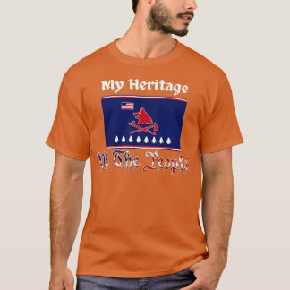 Pawnee Nation Tribe Flag mijn erfgoed wij de mense T-shirt