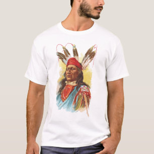 Pawnee Sioux Chief: Rushing Beer T-shirt