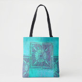 PAWNEE STAR DU MATIN, Sac fourre-tout bleu turquoi (Devant)