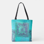 PAWNEE STAR DU MATIN, Sac fourre-tout bleu turquoi (Dos)