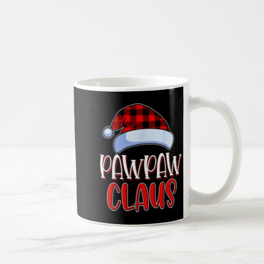 Pawpaw Claus Santa Family Matching Christmas Pajam Koffiemok (Rechts)
