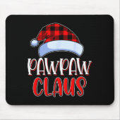 Pawpaw Claus Santa Family Matching Christmas Pajam Muismat (Voorkant)