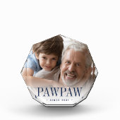 Pawpaw Grandpa Jaar ingesteld Fotoblokken (Voorkant)