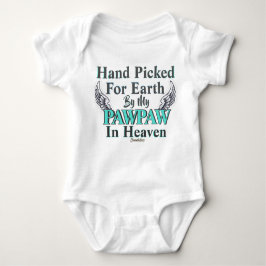 PAWPAW IN HEAVEN BABY UITSTROMEN BLAUWGROEN BEHAND ROMPER