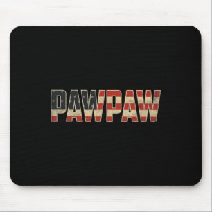 Pawpaw Kordate Patriottische Amerikaanse Vlag Vade Muismat