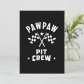 PawPaw Pit Crew Bedankkaart (Staand voorkant)