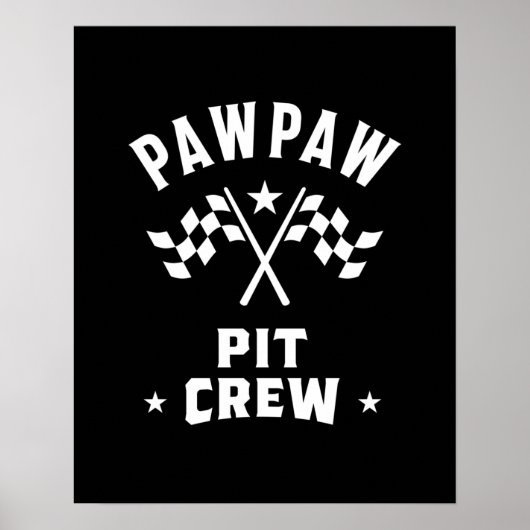 PawPaw Pit Crew Poster (Voorkant)