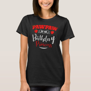 Pawpaw van de verjaardag prinses aardbei thema b t-shirt
