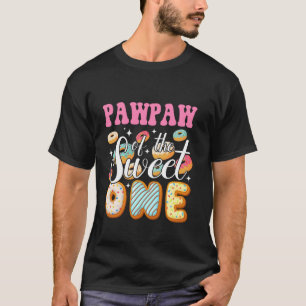 Pawpaw Van De Zoete Eerste Verjaardag Donut Feestj T-shirt