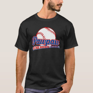 Pawpaw van Rookie van het jaar 1e verjaardag honkb T-shirt