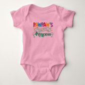PawPaw's kleine prinses Snapsuit Romper (Voorkant)