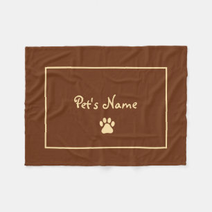 Pawprint Couvertures personnalisées pour chien