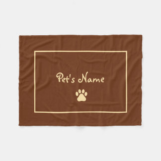 Pawprint Couvertures personnalisées pour chien