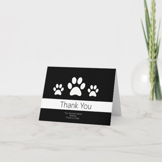 Pawprint - Dog Business Merci Notes (Devant)