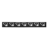PawPrint en hartband Lint (Voorkant)