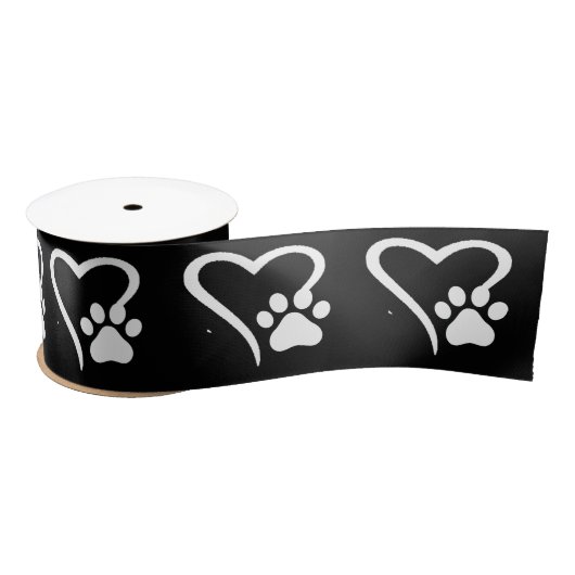 PawPrint en hartband Lint (Spoel)
