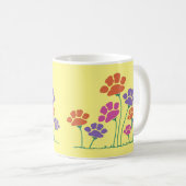 Pawprint Flower Garden Koffiemok (Voorkant rechts)