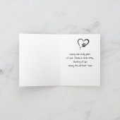 Pawprint hart voor voetafdruk kaart (Binnen)