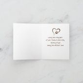 Pawprint hart voor voetafdruk kaart (Binnen)