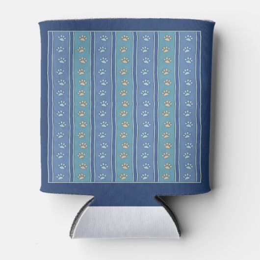 Pawprint Patroon Blikjeskoeler (Voorkant)