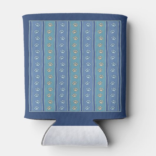 Pawprint Patroon Blikjeskoeler (Achterkant)