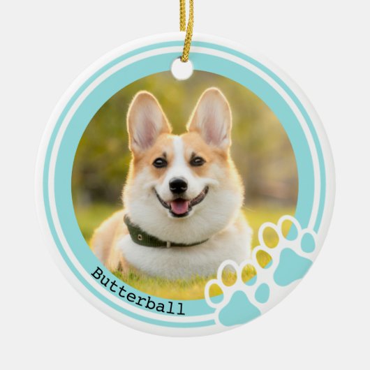 Pawprint Pet Ornament (Voorkant)