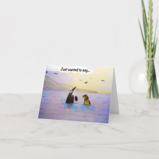 Pawprints Bedankt! Bedankkaart (Voorkant)