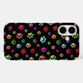 Pawprints Design iPhone Case (Achterkant (horizontaal))