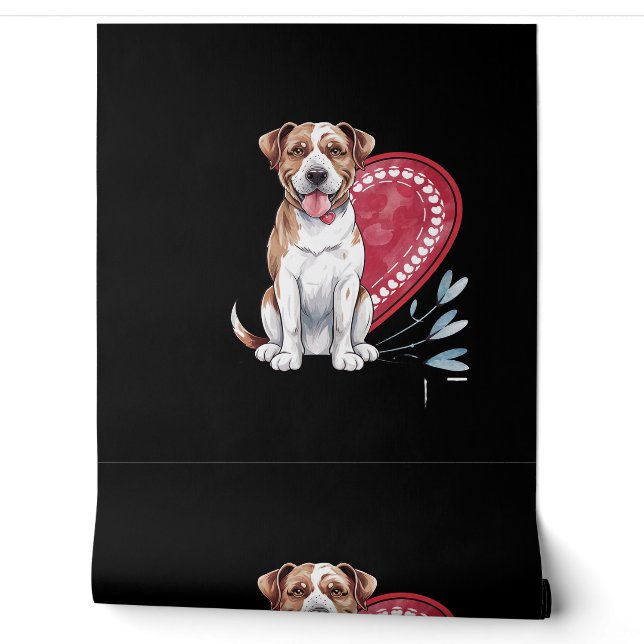 Pawprints op mijn harthond behang (Afrollen)