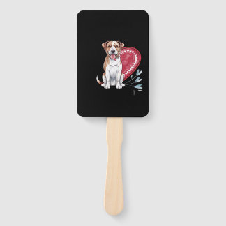 Pawprints op mijn harthond handwaaier
