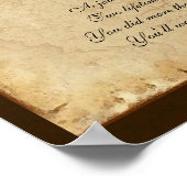 "Pawprints" Poster "Pet Memorial Poetry (Hoek)