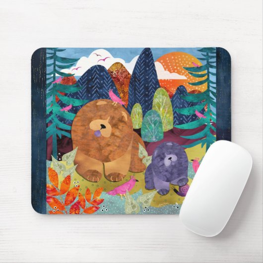 PAWS 4 A TERUG - Chow Mousepad Muismat (Met muis)