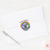 Paws-activiteit Ronde Sticker (Envelop)