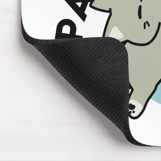 Paws and Play – Adorable Cat Illustration Muismat (Hoek)